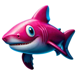 Pink Baby Shark For Mobile App PNG Urm82