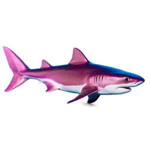 Pink Baby Shark In Coral Reef Png Aap PNG image