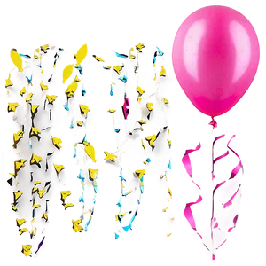 Pink Balloons Anniversary Design PNG Ons2 PNG