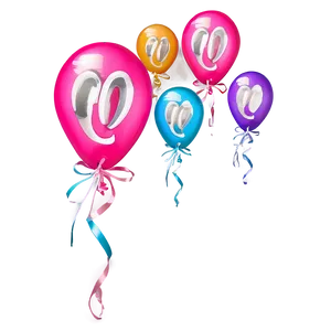 Pink Balloons Bright And Beautiful PNG Iut98 PNG