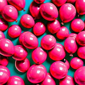 Pink Balloons Cheerful Arrangement PNG 49 PNG