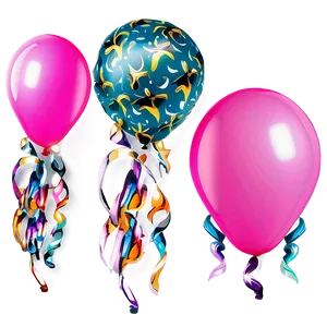 Pink Balloons For Joyful Events Png Byu56 PNG image