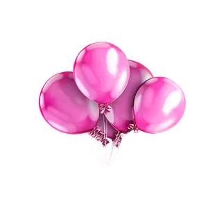 Pink Balloons Party Decor PNG 06122024 PNG