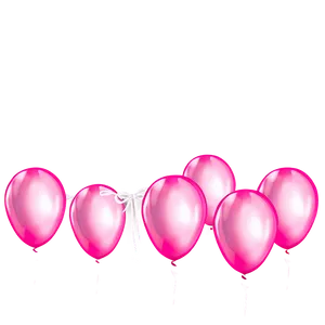 Pink Balloons Transparent Background PNG Dhi64 PNG