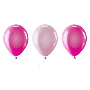 Pink Balloons White Background Png 06122024 PNG image