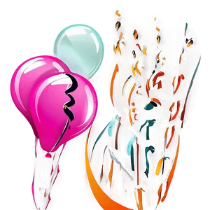 Pink Balloons White Background PNG 49 PNG