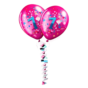 Pink Balloons With Glitter Png 06122024 PNG image