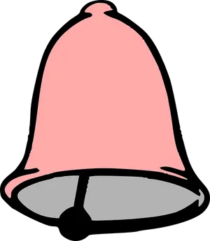 Pink Bell Clipart Graphic PNG