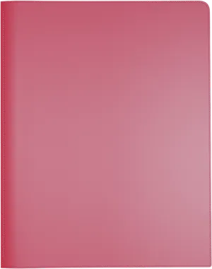 Pink Binder Cover PNG image