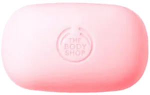 Pink Body Shop Soap Bar PNG image