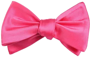 Pink Bow Tie Black Background
