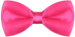 Pink Bow Tie Black Background