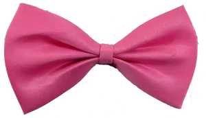 Pink Bow Tie Black Background