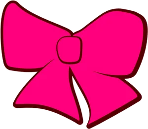 Pink Bow Tie Illustration PNG image