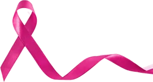 Pink Breast Cancer Awareness Ribbon PNG image