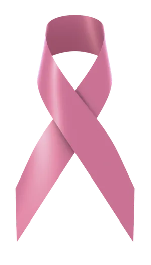 Pink Breast Cancer Awareness Ribbon PNG image