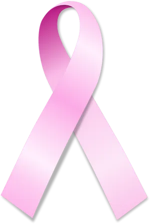 Pink Breast Cancer Awareness Ribbon PNG image