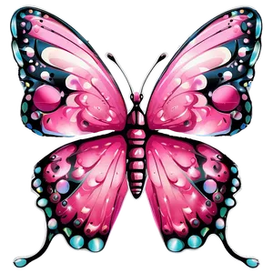 Pink Butterfly For Crafts PNG 33