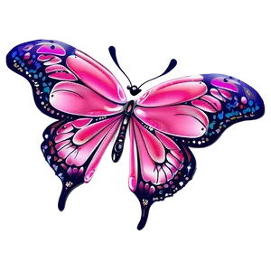 Pink Butterfly For Crafts PNG Yjf51
