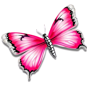 Pink Butterfly For Invitation Card PNG Knj10 PNG