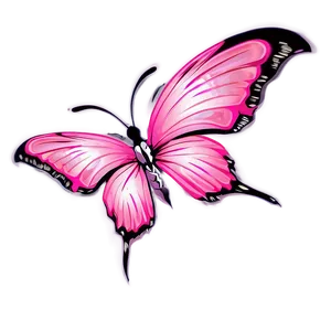 Pink Butterfly For Tattoo Design PNG 25 PNG
