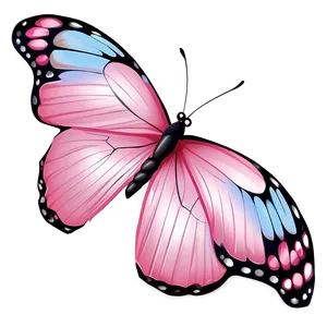 Pink Butterfly For Tattoo Design PNG Fab3 PNG