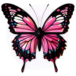 Pink Butterfly In Hd PNG Bgn15 PNG