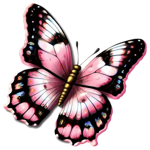 Pink Butterfly Life-like Image PNG Bhd PNG