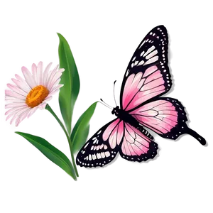 Pink Butterfly Outdoor PNG Oer7 PNG