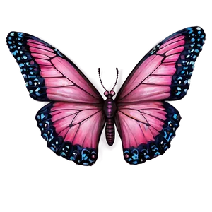 Pink Butterfly Realistic PNG Sfx68 PNG