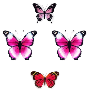 Pink Butterfly Transparent Background Png 06212024 PNG image