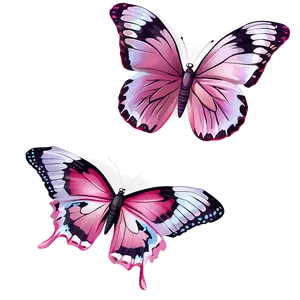 Pink Butterfly Transparent Background PNG 6 PNG