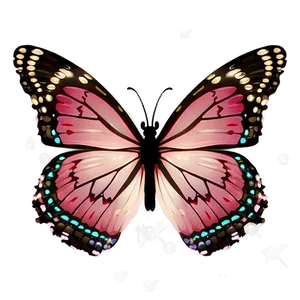 Pink Butterfly Transparent Background PNG Rig91 PNG