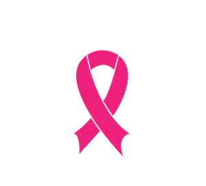 Pink Cancer Awareness Ribbon PNG image