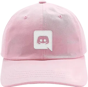 Pink Cap Discord Logo PNG image
