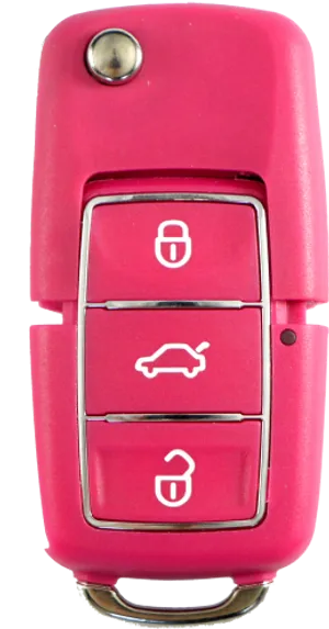 Pink Car Key Fob PNG