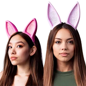 Pink Cat Ears Overlay Png 05042024 PNG image