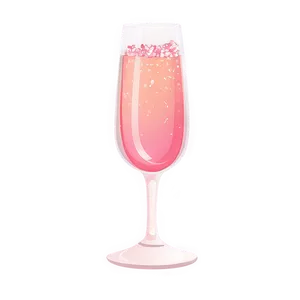 Pink Champagne Glass Toast Png 88 PNG image