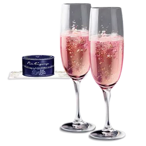 Pink Champagne In Stylish Lounge PNG Mnr60 PNG