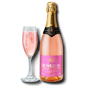 Pink Champagne On Ice Png 12 PNG image