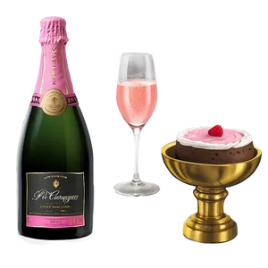 Pink Champagne With Dessert Pairing PNG 35
