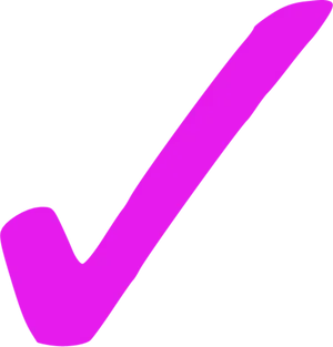 Pink Check Mark Graphic