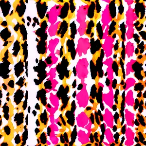 Pink Cheetah Print Style PNG 05232024