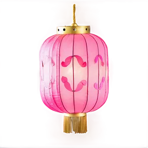 Pink Chinese Lantern PNG 06262024