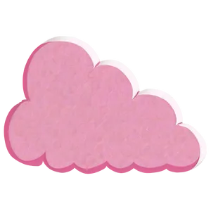 Pink Cloud Digital Art PNG Ojw45 PNG