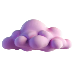 Pink Cloud In Lavender Sky Png Ink PNG image