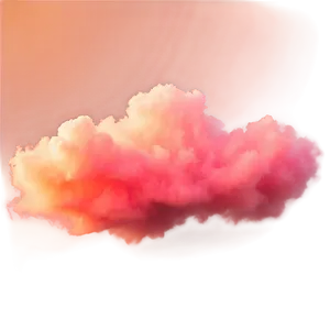 Pink Cloud In Sunrise PNG 63