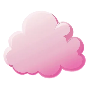 Pink Cloud In Twilight PNG Sum