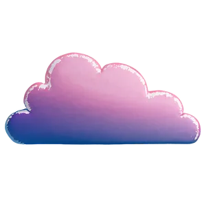 Pink Cloud Minimalist Art PNG Vxe PNG