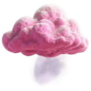 Pink Cloud Realistic Design PNG 45